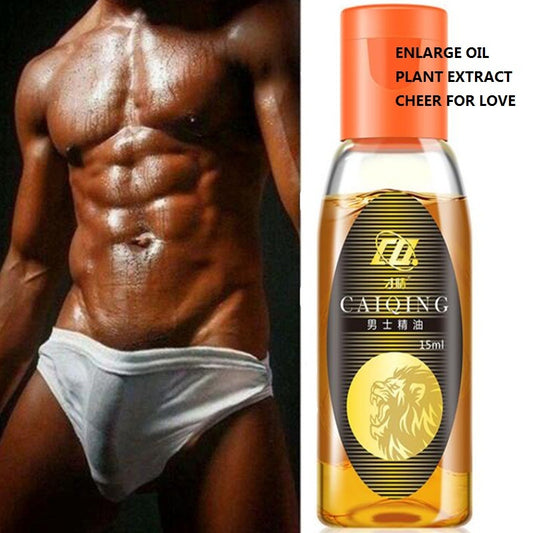 Enlarging men's massage oil